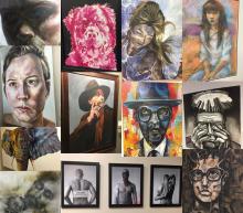 Collage of Akron Art Prize 2016 art