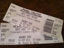 Great Lakes Theater's Sweeney Todd tickets