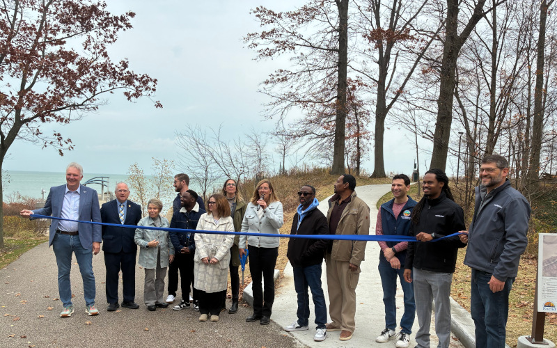 November 15, 2025 - Ribbon-cutting ceremony at the new Upland Sims Park expansion in the City of Euclid.