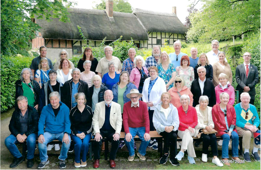 Tuesday June 2, 2026 - Globus Essential Britain Tour Group. Photo taken in Stratford-Upon-Avon, England, at Anne Hathaway's Cottage. Tuesday June 2, 2026 - Globus Essential Britain Tour Group. Photo taken in Stratford-Upon-Avon, England, at Anne Hathaway's Cottage.
