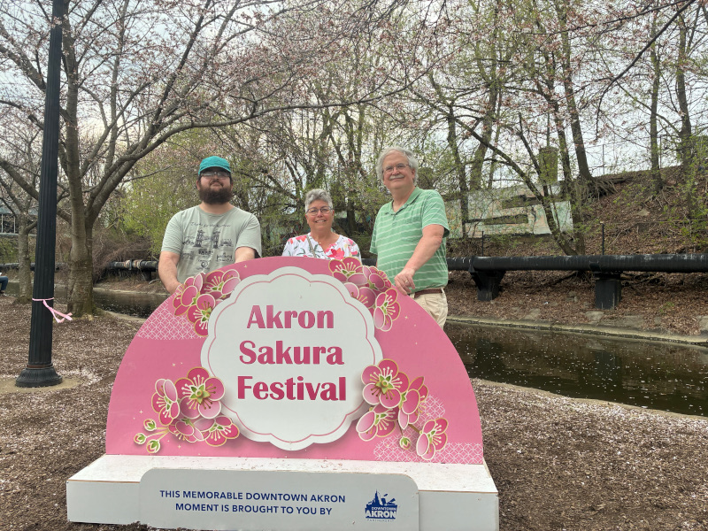 Saturday, April 4, 2026 - Kevin, Julie, and Stuart at the Akron Sakura Festival 2026! Saturday, April 4, 2026 - Kevin, Julie, and Stuart at the Akron Sakura Festival 2026!
