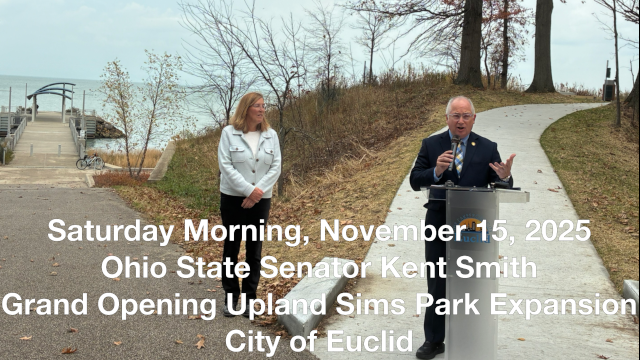 November 15, 2025 - Ribbon-cutting ceremony at the new Upland Sims Park expansion in the City of Euclid.