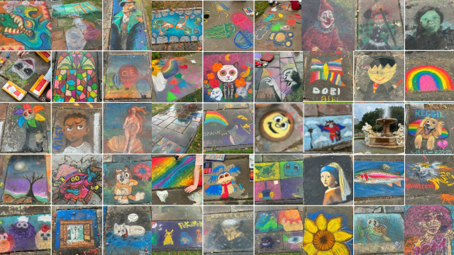 Cleveland Museum of Art 36th Annual Chalk Festival - After the Rain