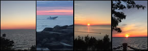 Four Days of Fun -- Four Lake Erie Sunsets