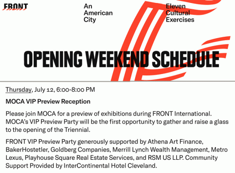 FRONT International Triennial - Museum of Contemporary Art Cleveland