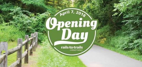 Rails-to-Trails Conservancy Opening Day for Trails