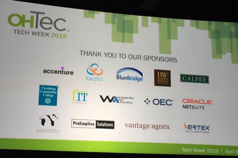 Thank You OHTec 13th Annual Cleveland Best of Tech Awards Sponsors!