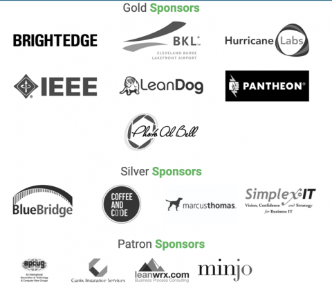 Thank you, Cleveland GiveCamp 2019 sponsors!