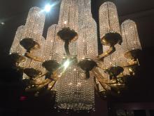 Georges Chevalier designed this Baccarat crystal chandelier for the 1925 Paris exposition.